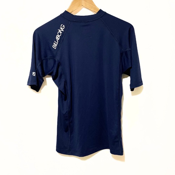 Billabong Sunshield UPF50 Rash Guard - Navy, Size Large Navy Blue - Picture 2 of 7